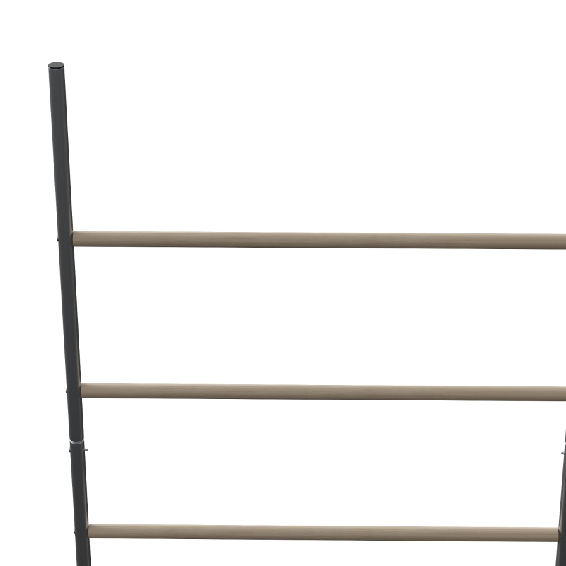 PawHut Zitladder voor Kippen, 4 Zitstangen, Weerbestendig, voor 4-6 Kippen, Staal/Hout