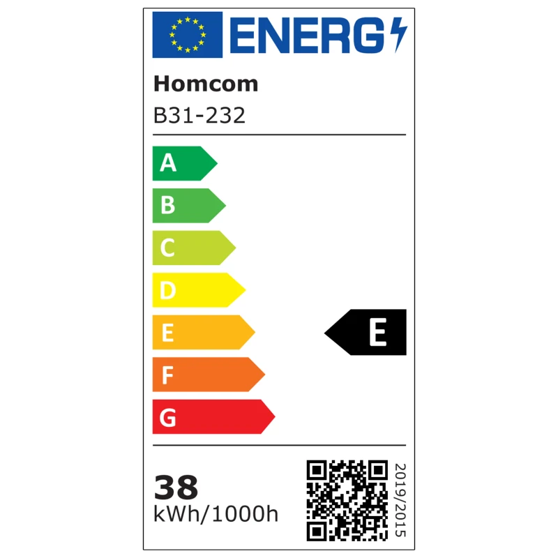 HOMCOM Lámpara Colgante Moderna con LED IP20 38W 3700lm y Cuerdas Ajustables Lámpara de Suspensión de Aluminio para Salón Comedor Dormitorio 90x9x9 cm Blanco