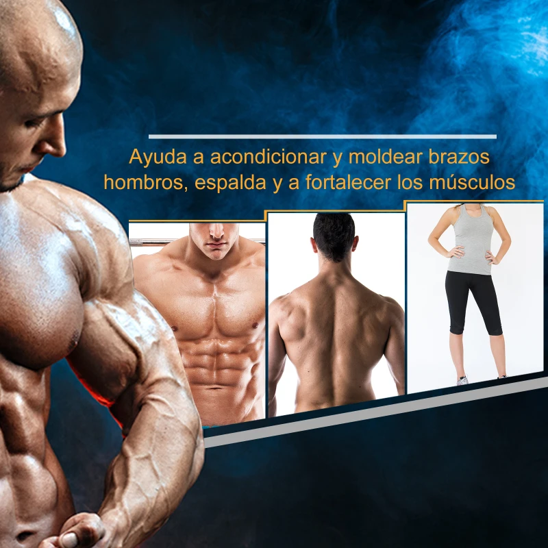 HOMCOM Juego de Mancuernas 2x10 kg con Barra de Conexión de Metal Cabeza Hexagonal para Entrenamiento en Casa Negro y Plata