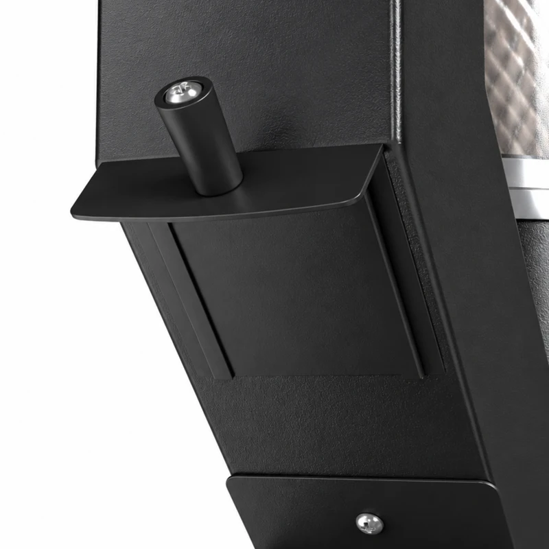 Outsunny Wood Pellet Heater, 13 kW Outdoor Pellet Heater Stove with Glass Tube, 2.4 kg Capacity Hopper, Ash Tray, Black