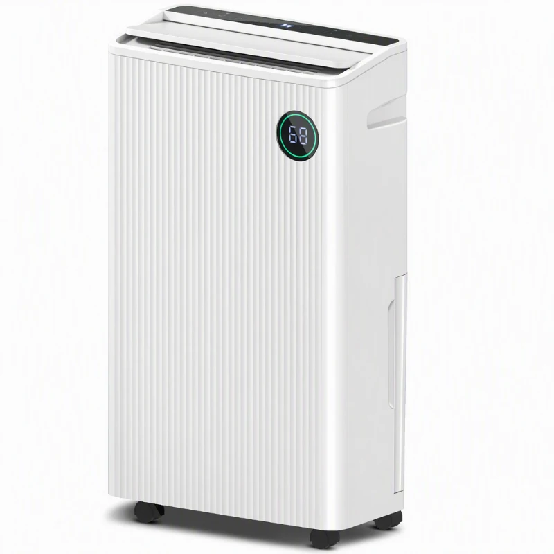 HOMCOM 5500mL Portable Dehumidifier with Air Purifier, UVC, Ioniser, 24H Timer, 5 Modes, 16L/Day, for Home Laundry, White