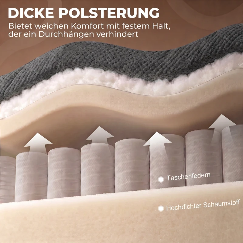 HOMCOM Relaxsessel mit Vibrationsmassage und Wärme, manuell verstellbarer Drehsessel mit Schaukelfunktion und Taschenfederkern, Grau