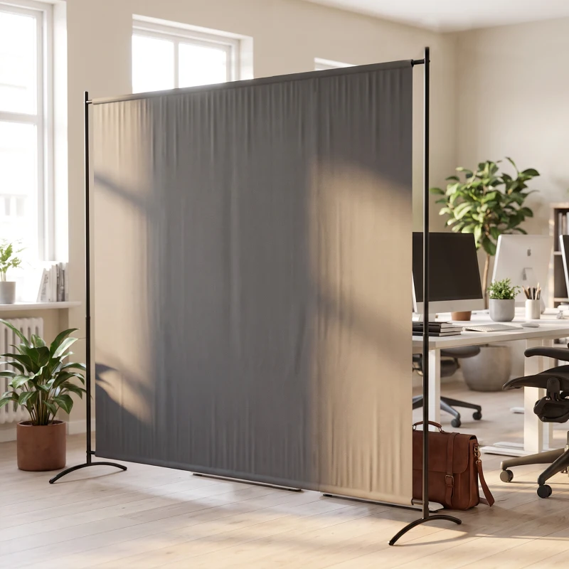 Outsunny Paravent Extérieur à Panneau Unique, Séparateur de Pièce de 180H cm avec Protection UV30+, Gris Foncé