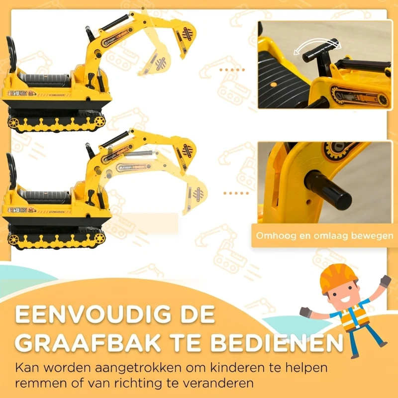 HOMCOM Bouwstenenset 12-delige set speelgoed van schuimstof om te bouwen voor kinderen van 1-3 jaar EPE(m-7)