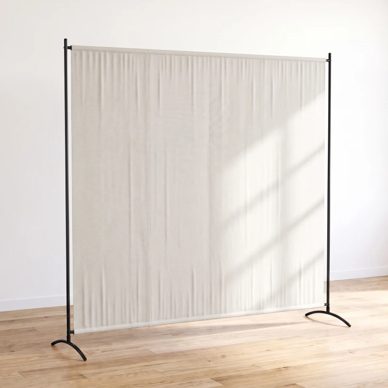 Outsunny Paravent Extérieur à Panneau Unique, Séparateur de Pièce de 180H cm avec Protection UV30+, Beige