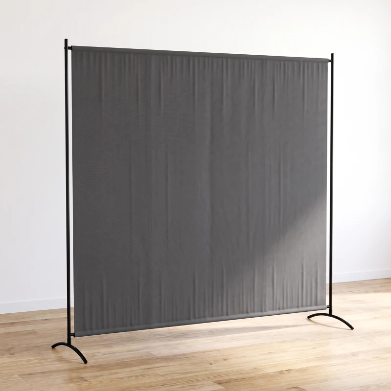 Outsunny Paravent Extérieur à Panneau Unique, Séparateur de Pièce de 180H cm avec Protection UV30+, Gris Foncé