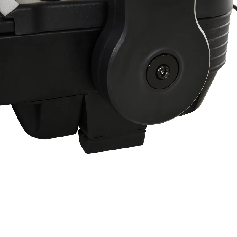 HOMCOM Cinta de Correr Plegable Cinta para Correr Velocidad hasta 10 km/h con 4 Pantallas LED 12 Programas 64x125x119 cm Negro