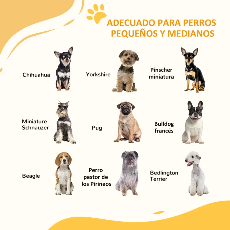 PawHut Barrera para Perros Extensible con Cierre Automático y Sistema de Doble Bloqueo 74-100x76 cm Blanco