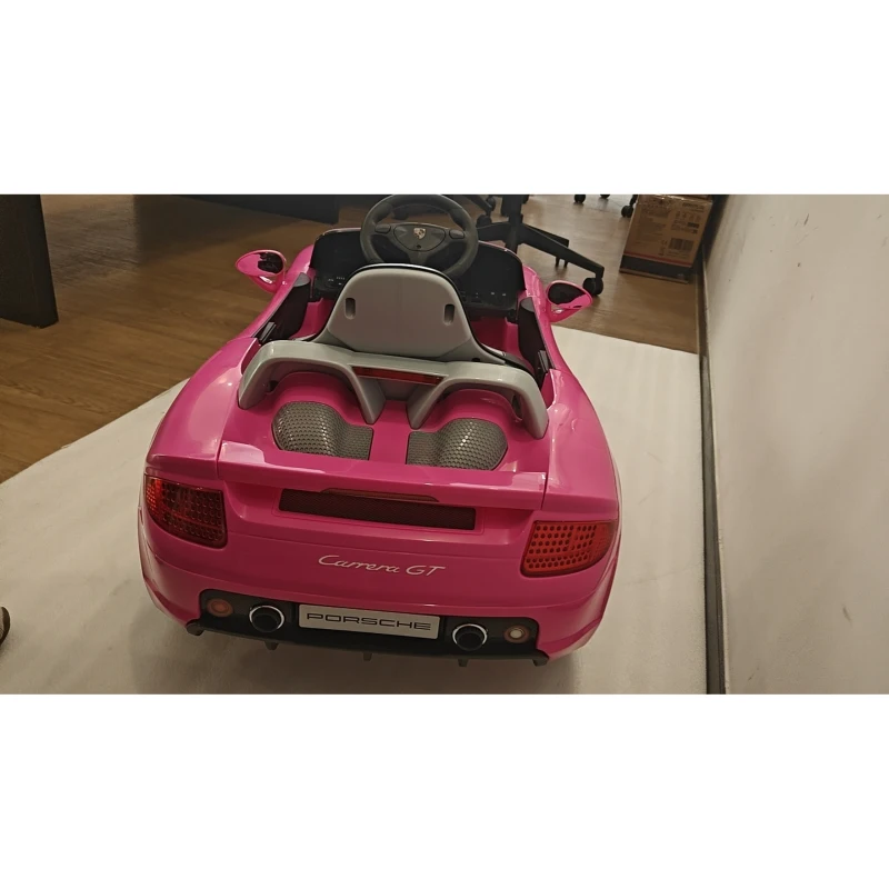 AIYAPLAY Carro Elétrico Infantil Porsche 12 V com Bateria de Lítio Controlo Remoto 2 Motores Arranque Suave Suspensão Traseira
