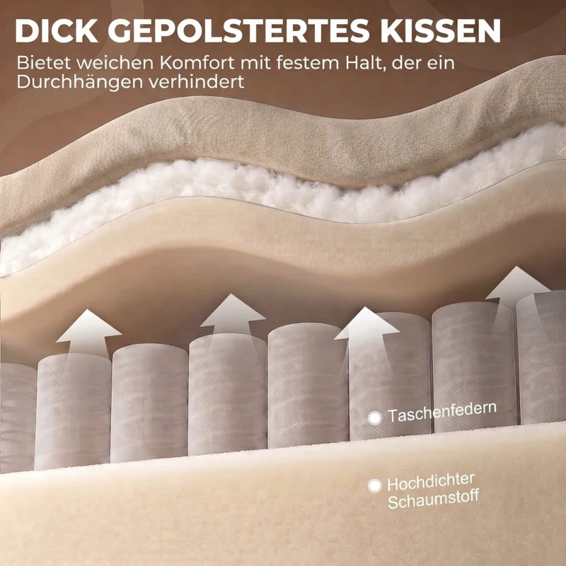 HOMCOM Elektrischer Aufstehsessel mit Vibrationsmassage und Wärmefunktion, Relaxsessel in Samtoptik mit Federkernpolsterung, Cremeweiß