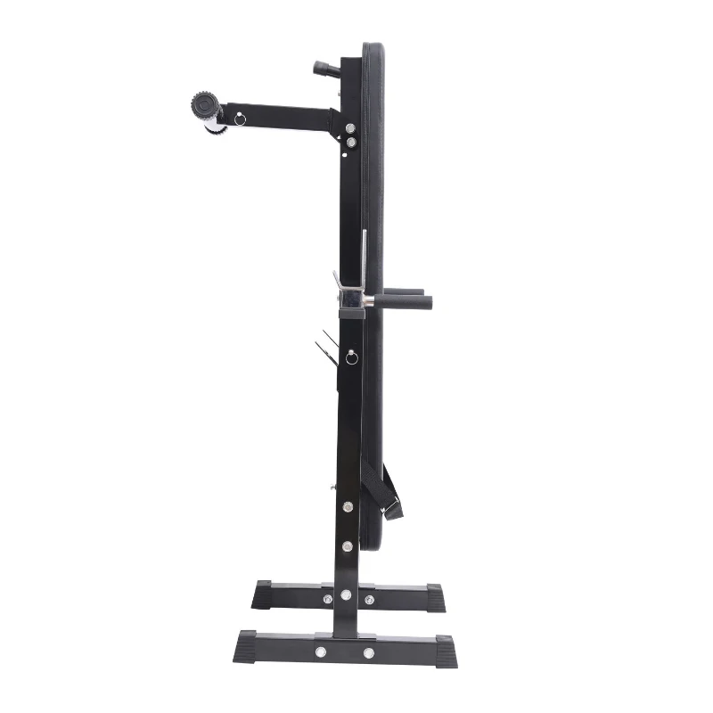 HOMCOM Banco de Pesas Plegable Banco de musculación Entrenamiento Máquina Gimnasio Gym Altura Ajustable Carga 150kg