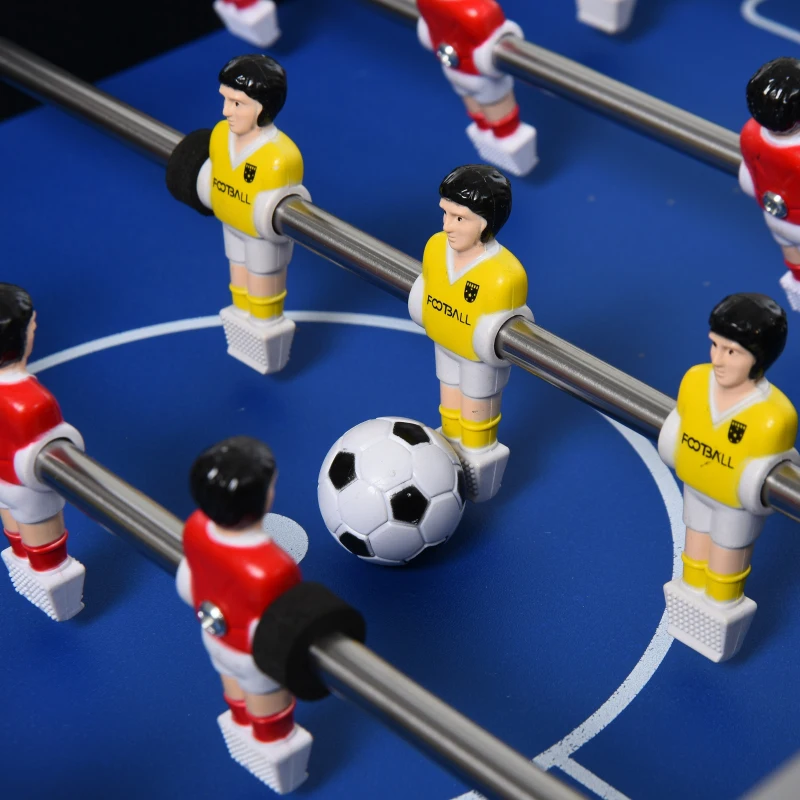 HOMCOM 29 Inch Mini Tabletop Football Foosball Gaming Table  Play Fun Game 74.5L x 36.1W x 12H CM