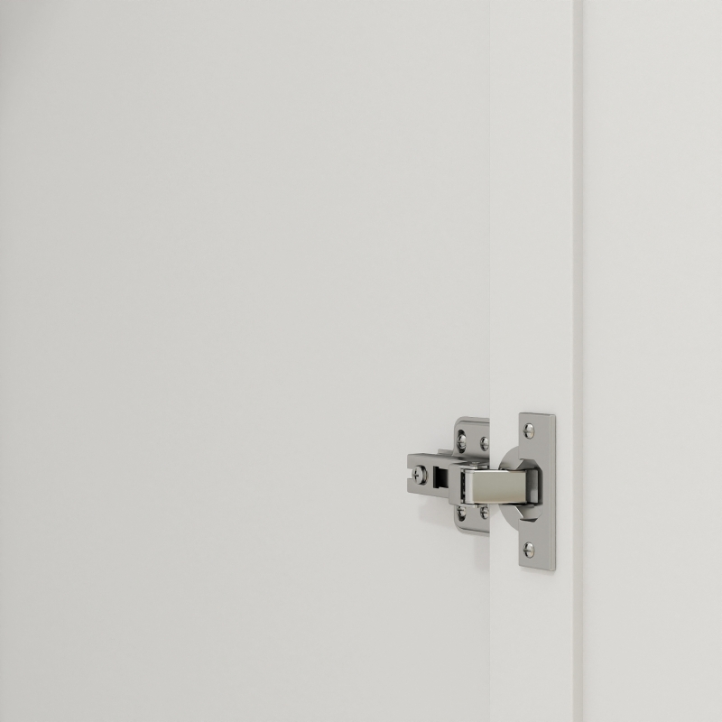 HOMCOM Guarda-roupa Quarto com 4 Portas, 3 Gavetas, Barra de Suspensão e Prateleira Regulável, 120 x 50 x 176,5 cm, Branco