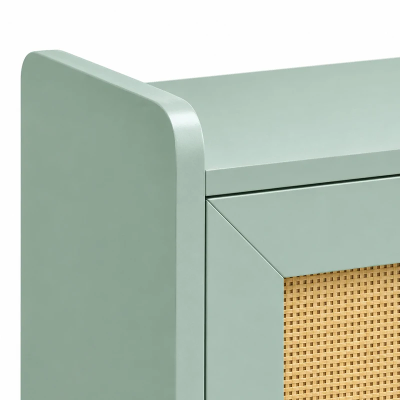 HOMCOM Meuble à chaussures 12 paires, armoire à chaussures avec 2 tiroirs rabattables, étagères réglables, 80x26x101 cm, vert