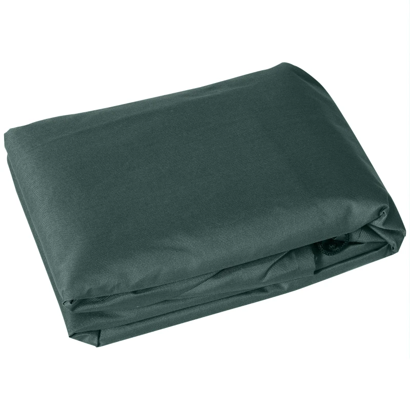 Outsunny Housse de protection pour balancelle de jardin housse de balancelle de jardin toile oxford 177 x 114 x 152 cm vert foncé