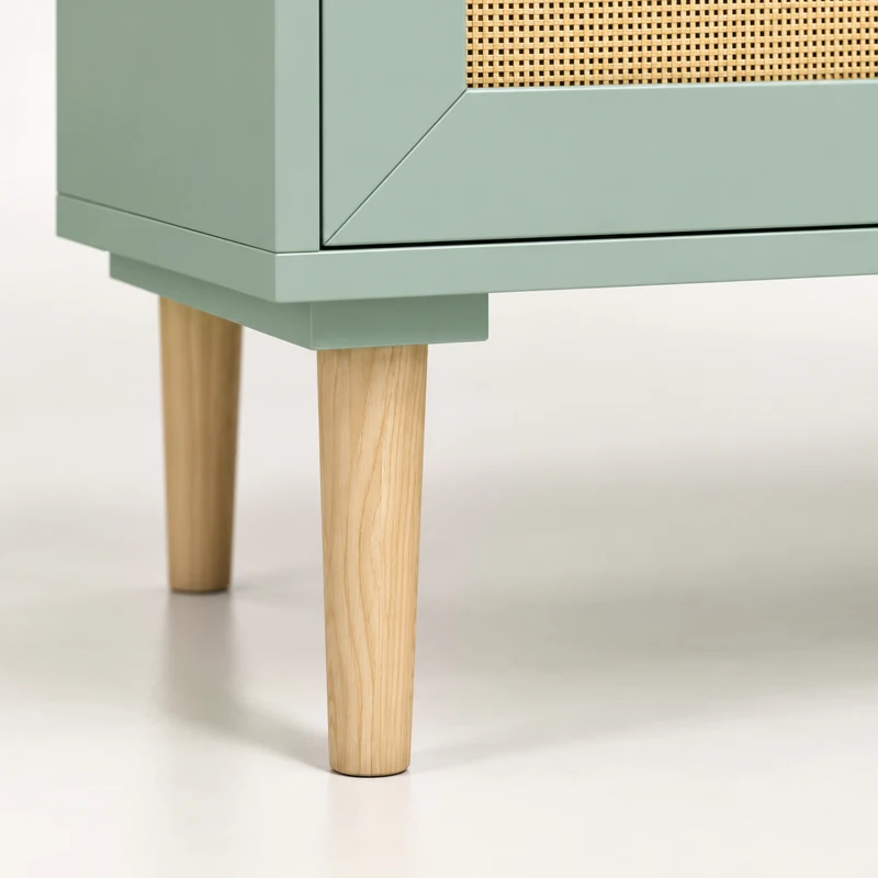 HOMCOM Meuble à chaussures 12 paires, armoire à chaussures avec 2 tiroirs rabattables, étagères réglables, 80x26x101 cm, vert