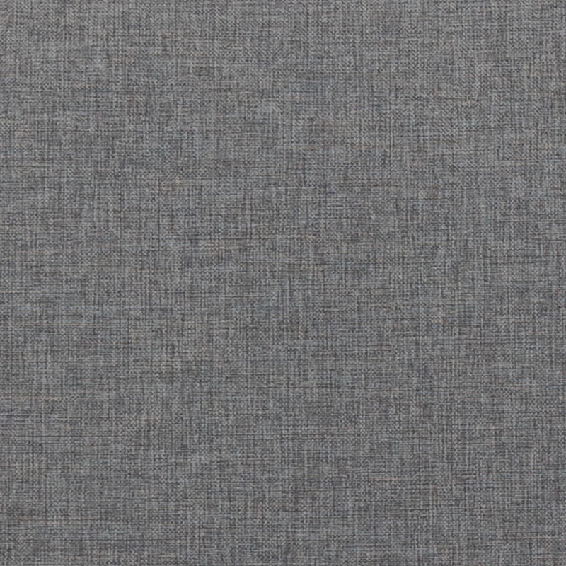 HOMCOM Sofá de 2 Plazas Tapizado en Lino con Detalles Ratán Sintético Estructura de Madera Carga 240 kg 115x77x77 cm Gris