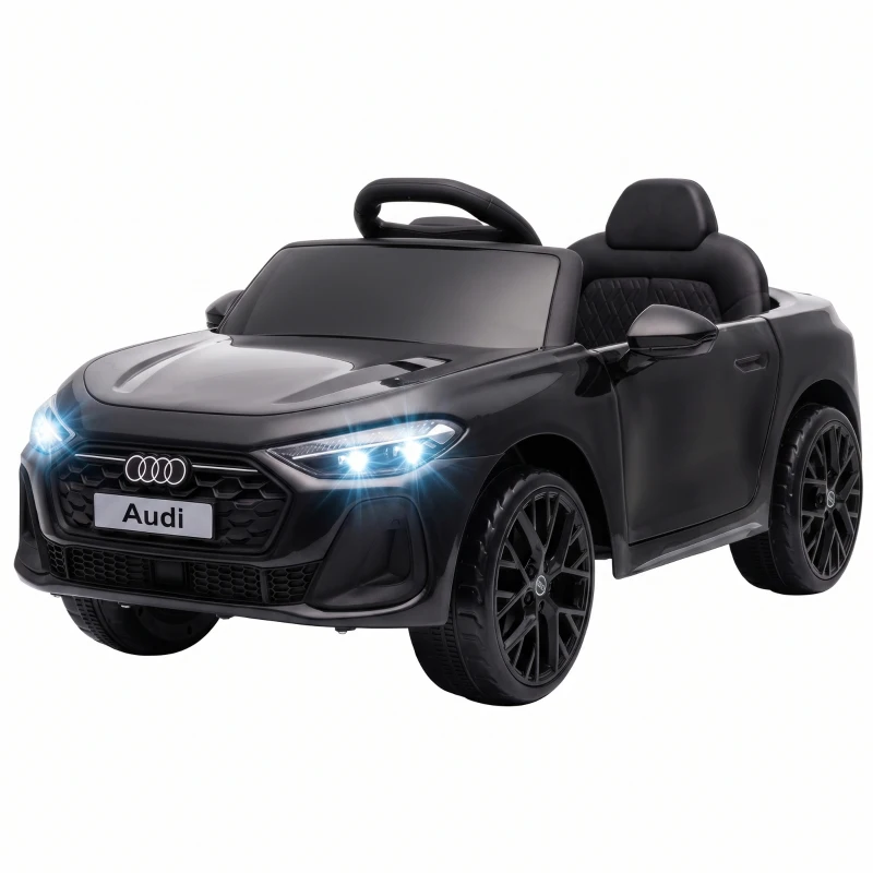 AIYAPLAY Elektrische kinderauto Audi A5L 12V kinderauto met 2,4G-afstandsbediening, 2 motoren, lithiumbatterij, softstart, 4-Rad-Federung