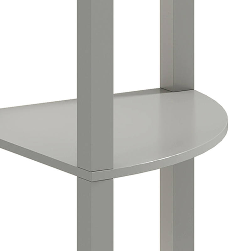 HOMCOM 4-Tier Corner Floor Lamp