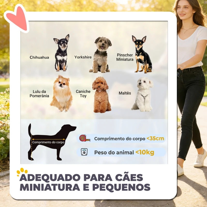 PawHut Carrinho Dobrável para Cães Pequenos até 10 kg com 3 Rodas, Capota, Cesta, Janelas em Rede e Porta-copos, Azul-Escuro