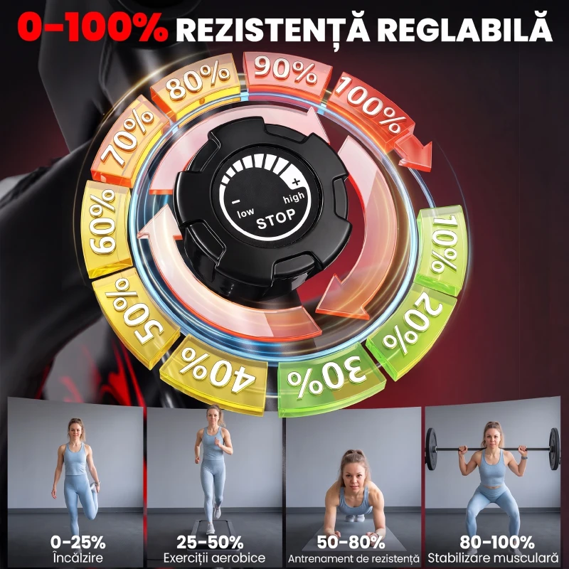 SPORTNOW Bicicletă de fitness profesională cu șa reglabilă, volantă 6 kg, 60 x 100 x 119cm, negru