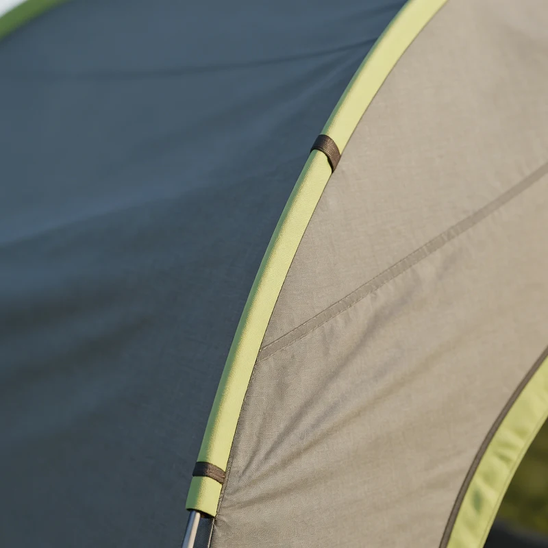 Outsunny Car Tent with 2.35m Stand-Up Height, 3000mm Waterproof Tailgate Tent with Mesh Windows for Family Camping Travelling