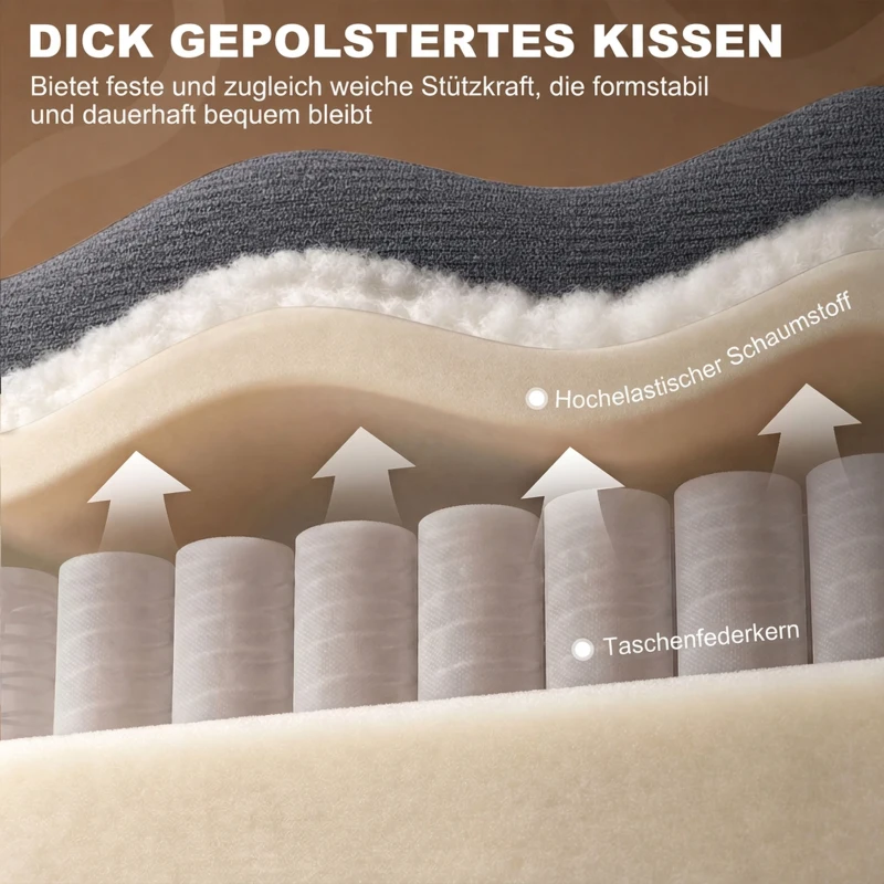 HOMCOM Relaxsessel mit elektrischer Aufstehhilfe, Massage & Wärme, Chenille-Sessel mit Federkern, Dunkelgrau
