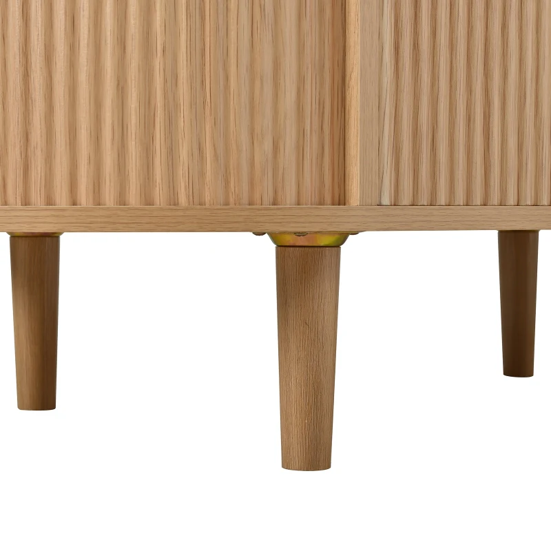 Oval Height-Adjustable Coffee Table with Flip-Top Storage, Vintage-Style Accent Table for Apartments, 100L x 48W x 53.5H cm, Walnut