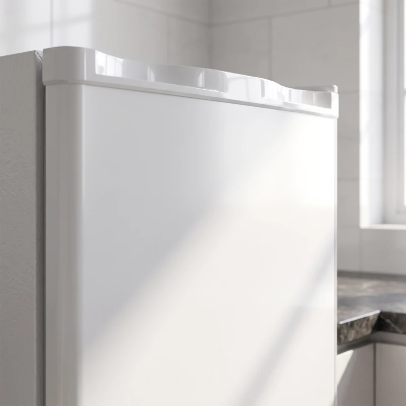 HOMCOM Mini-vriezer 59,1 l, tafelmodel, omkeerbare deur, uitneembare planken, instelbare temperatuur, wit