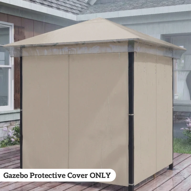 Outsunny 2 x 2 (m) Gazebo Protective Cover, Waterproof Cover for Gazebo, Canopy and Tent