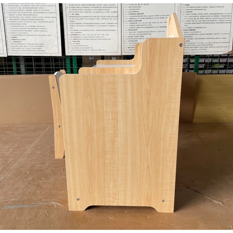 AIYAPLAY Secretária Infantil com Cadeira, Cesto de Tecido, Gaveta, 2 Compartimentos e Estantes, para Estudar e Desenhar, 3-8 Anos, Natural