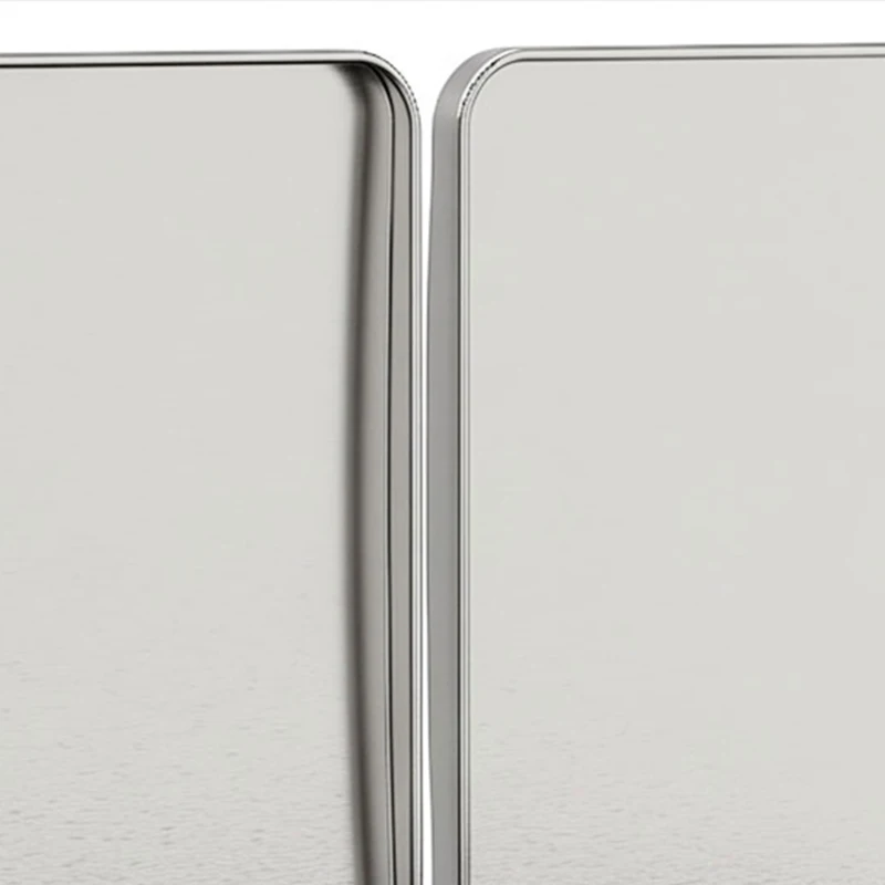 HOMCOM Poubelle à Double Compartiment 2 x 30 L, Poubelle de Cuisine à Pédale en Acier Inoxydable, Argenté