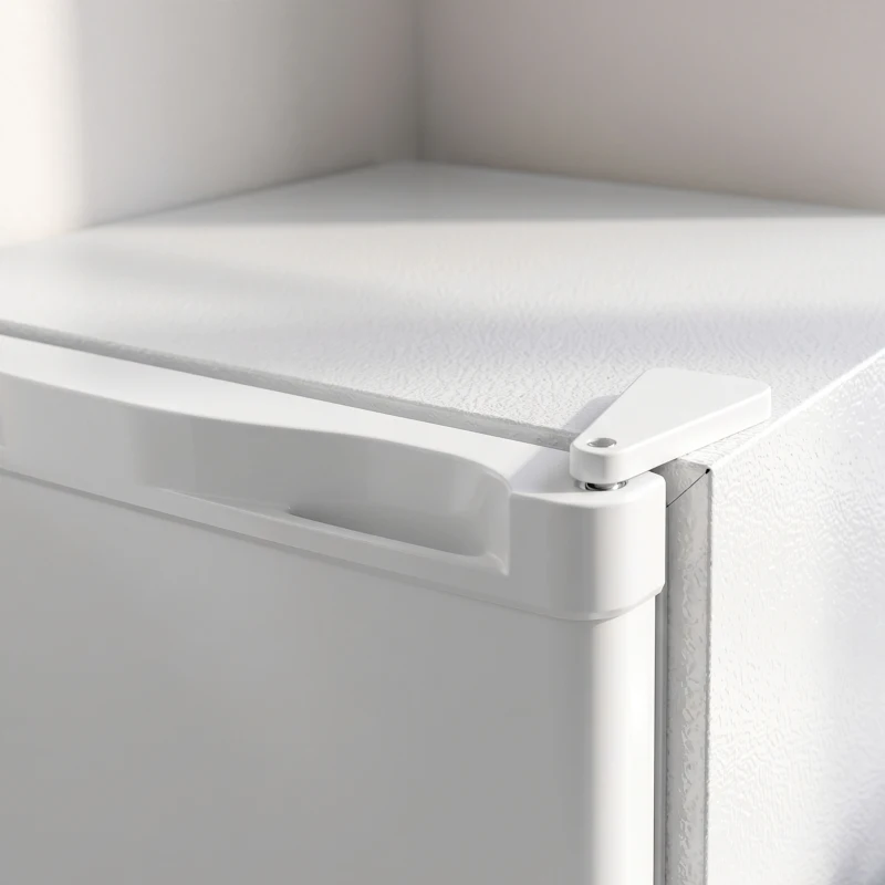 HOMCOM Mini-vriezer 59,1 l, tafelmodel, omkeerbare deur, uitneembare planken, instelbare temperatuur, wit