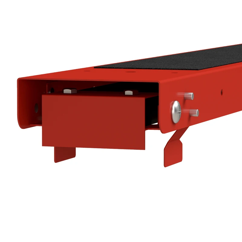DURHAND set van 2 werkbokken, inklapbare klusstandaards, metaal, tot 250 kg, rood