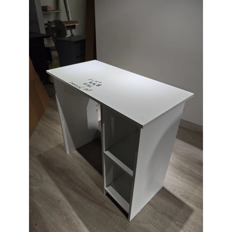 HOMCOM Computerschreibtisch mit 2 offenen Ablagen, 80 cm, Weiß