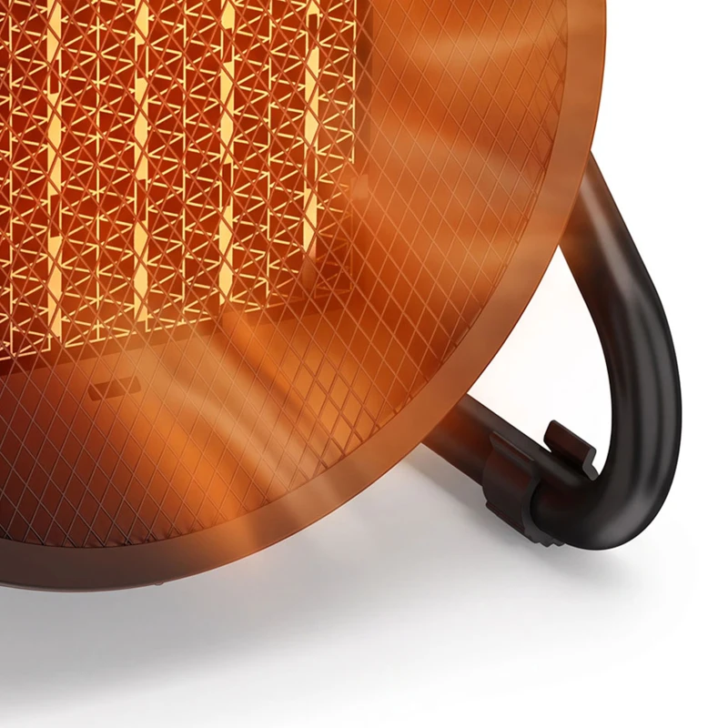 Outsunny Industrial Fan Heater 2800W with Tilting, Electric Ceramic Space Heater with Adjustable Thermostat, Handle