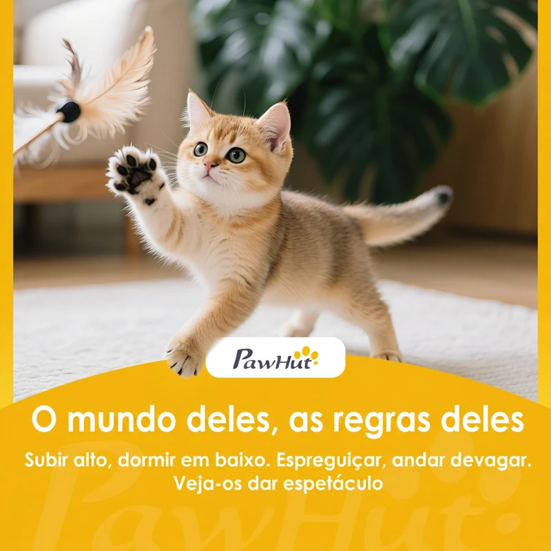 PawHut Barril Arranhador para Gatos 4 Níveis Ø38x96 cm, com 3 Tocas, Cama Superior Lavável, Sisal e 3 Brinquedos, Creme