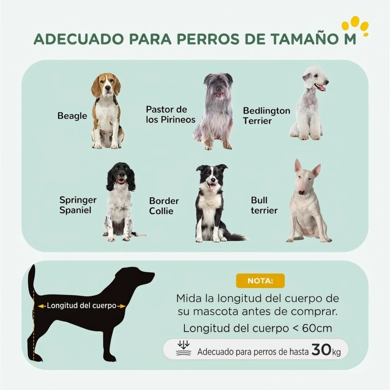 PawHut Jaula para Perros Plegable con Cojín Puertas Bandeja Extraíble y Marco de Alambre Metálico 90x57,5x62 cm Negro y Beige