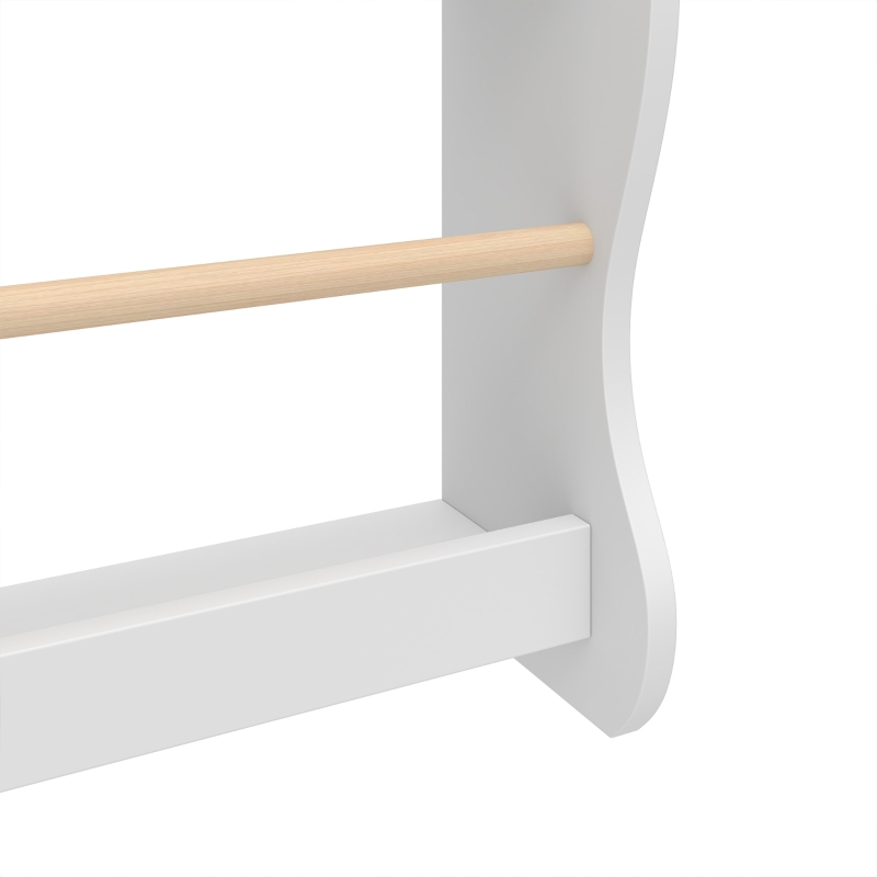 AIYAPLAY Librería Infantil de Pared de 3 Niveles Estantería para Libros para Dormitorio Guardería de 3 a 8 Años Blanco