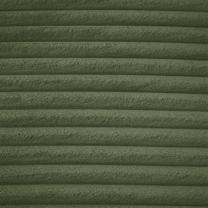 Knochenloses Cordsofa, bequemes Schlafsofa / unzusammengebauter Liegestuhl, Liegestuhl für Wohnzimmer und Büro, 81L x 117B x 50H cm, Grün