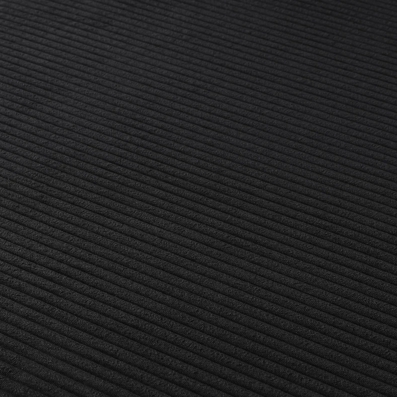 Knochenlose Sofabestuhlung mit rutschfester Basis, mit breiten Armlehnen, bequemen Rückenlehnen und einem hochelastischen Polster, Maße 259,5 L x 96 B x 64,5 H cm, Schwarz