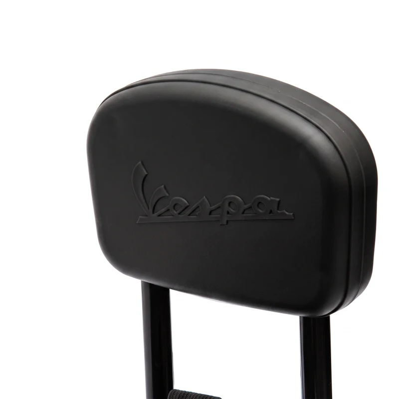 AIYAPLAY Moto Eléctrica para Niños Licencia Mini Vespa GTS 2 Ruedas Auxiliares Batería de Litio Faro Bocina Respaldo Rosa
