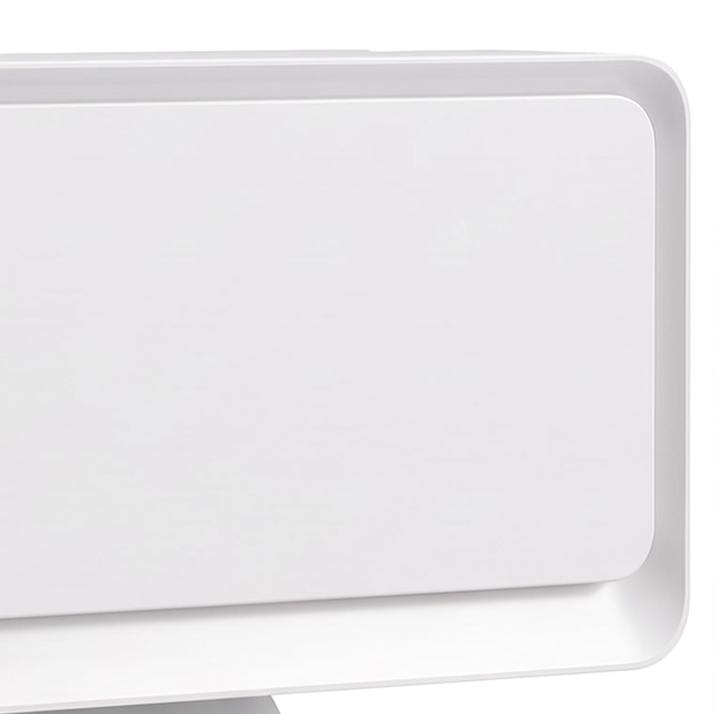 HOMCOM Wandverwarming 2000W met afstandsbediening, 3 standen, led-display, 12u timer