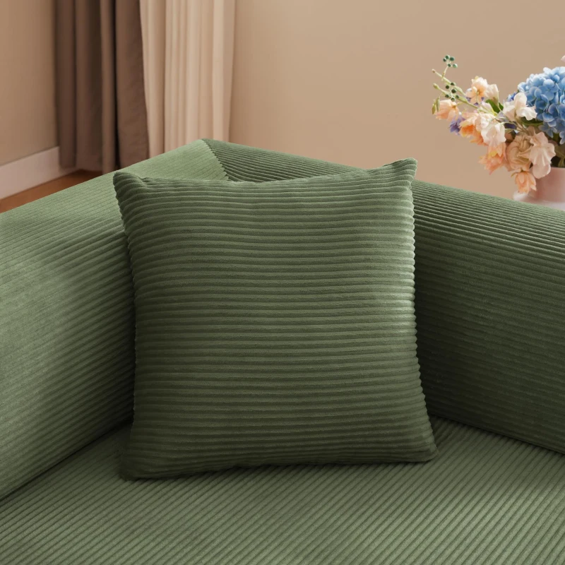 Knochenloses modulares Sofa, umbaubar in ein Bett, umfasst 2 Polster und einen Stahlrahmen, 204L x 97B x 65H cm, Grün