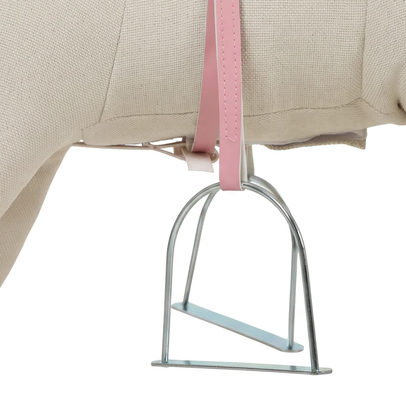 AIYAPLAY Caballito Balancín para Bebés Diseño Unicornio con Sonido Caballo Balancín Base de Madera para Niños 1-3 Años Crema