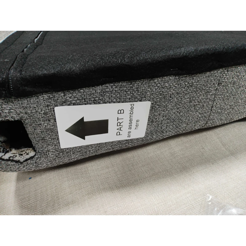 HOMCOM Canapea Extensibilă 2 Locuri 3 în 1, Tip In, cu 2 Perne, Extractibilă Click-Clack, Gri