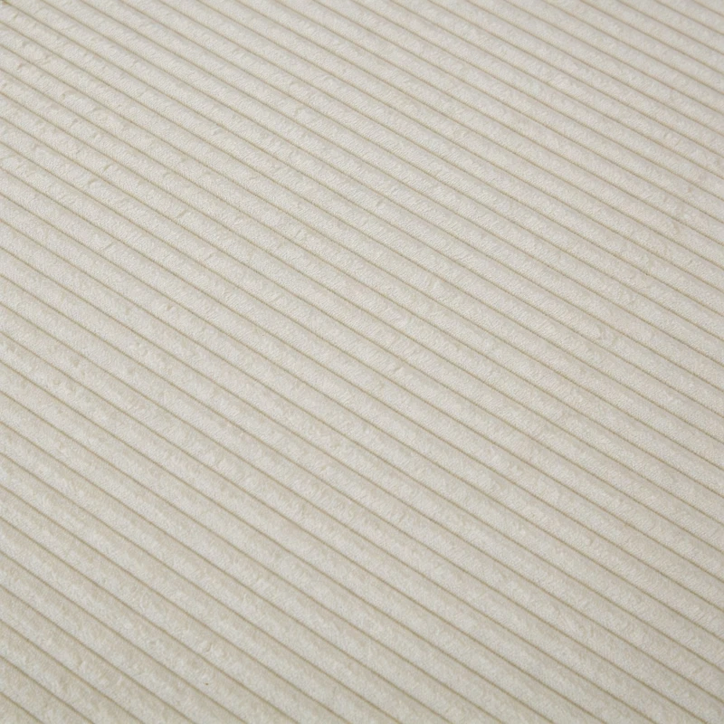 Knochenlose Sofabestuhlung mit rutschfester Basis, mit breiten Armlehnen, bequemen Rückenlehnen und einem hochelastischen Polster, Maße 259,5 L x 96 B x 64,5 H cm, Weiß