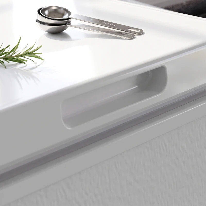 HOMCOM 91L Freestanding Chest Freezer with Removable Storage Basket, Chest Freezer with Mechanical Temperature Control, White