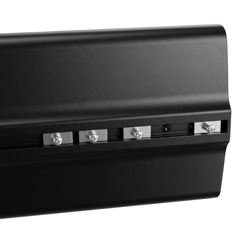 Outsunny Calefactor por Infrarrojos Terraza 3000 W IP65 9 Niveles Calor Temporizador 24 H Control Táctil/Remoto Pantalla LED