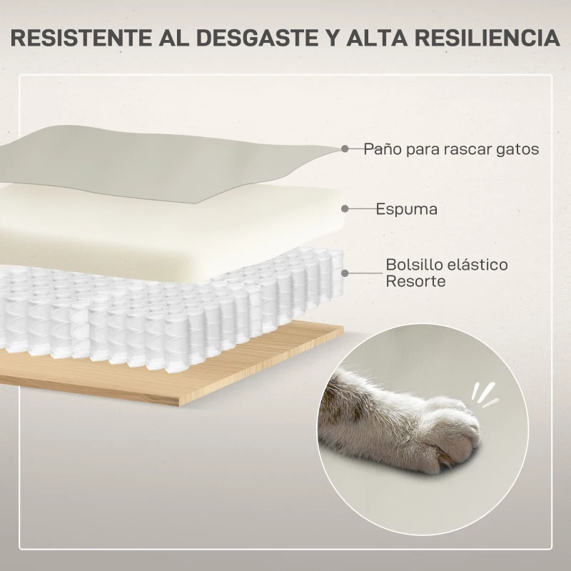 HOMCOM Sillón Levanta Personas Eléctrico con 8 Punto de Masaje Función Calentamiento 2 Controles Remotos y Bolsillo Gris Claro